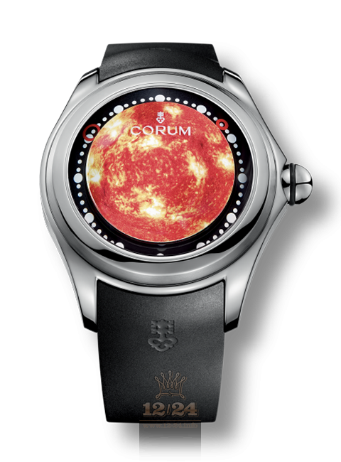 Corum Bubble Watch L390/03255 52 mm Titanium Case Red Dial
