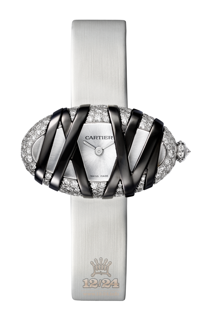 Cartier Creative jewelry watches Watch WJLI0008 White gold Case Silver Dial