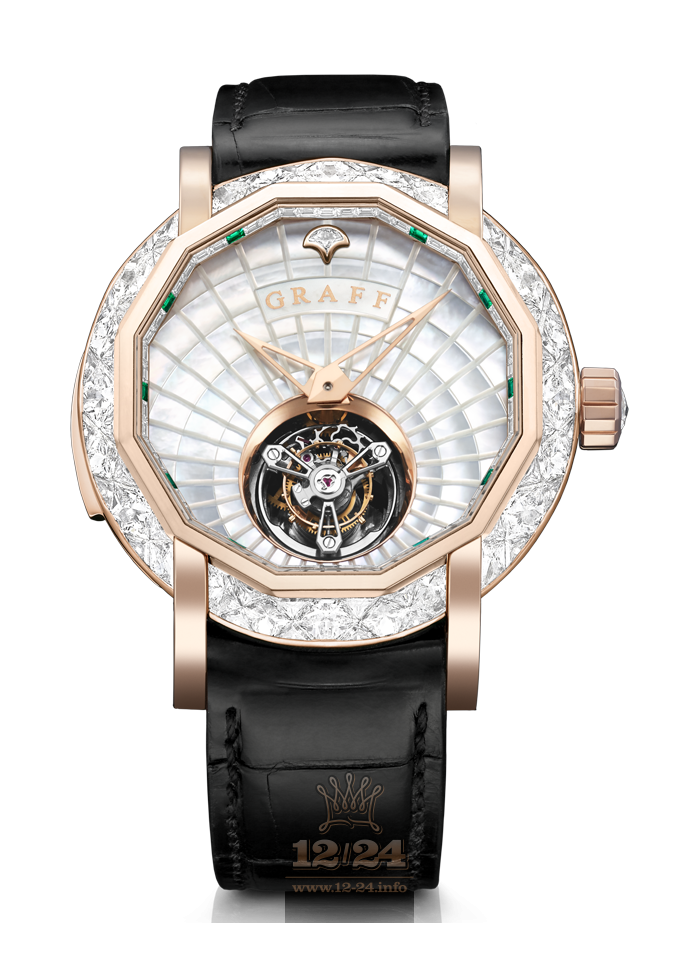 Graff MasterGraff Watch MGMR47PGDMPWL2 47 mm Pink gold Case White Dial