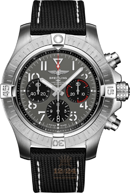 Breitling Avenger Watch AB01821A1B1X2 45 mm Stainless steel Case Gray Dial
