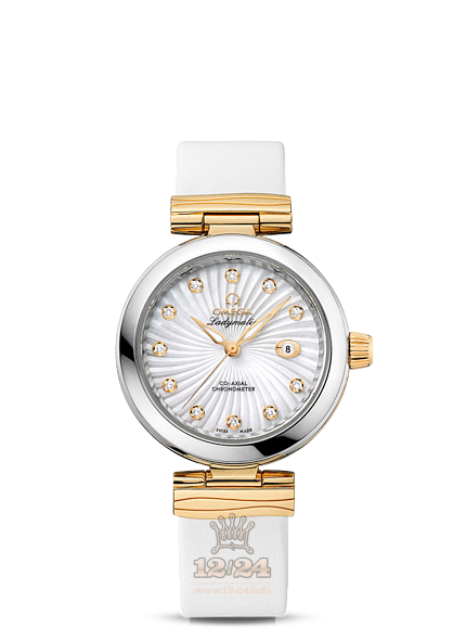 Omega Ladymatic Watch 425.22.34.20.55.002 34 mm Steel / Yellow gold Case White Dial