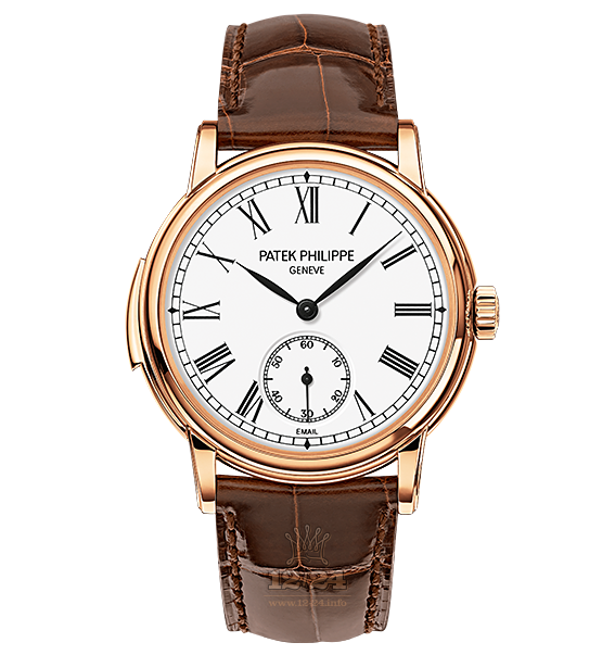 Patek Philippe Grand Complications Watch 5078R-001 38 mm Pink gold Case White Dial