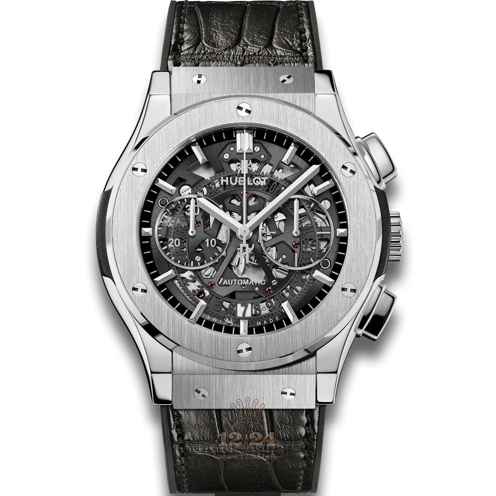 Hublot Classic Fusion Watch 525.NX.0170.LR 45 mm Titanium Case Black Gray Dial