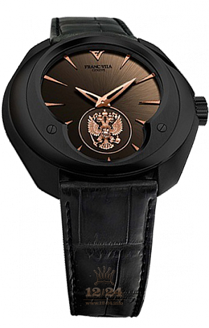 Franc Vila Neo Alta Watch 19N.ASS.007 49 mm Stainless steel PVD coating Case Brown (chocolate) Dial