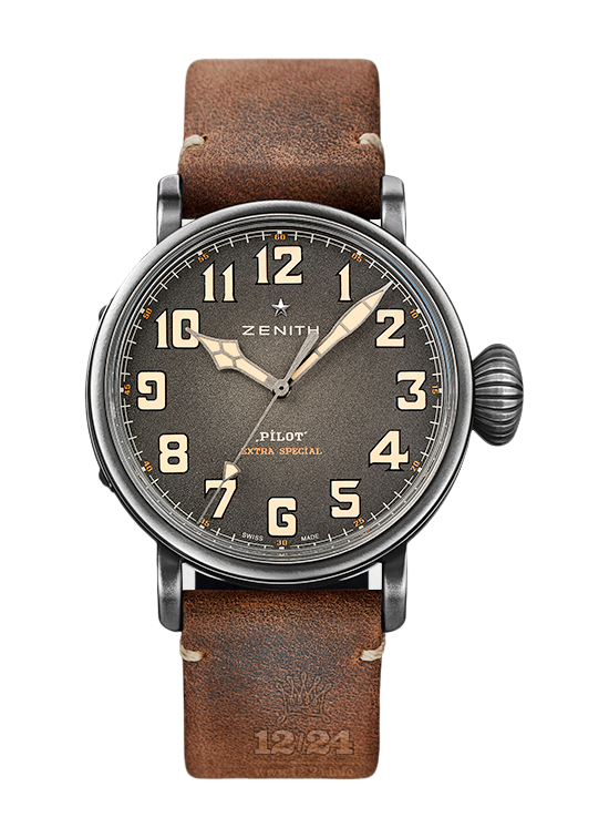 Zenith Pilot Watch 11.2430.679/21.C801 45 mm Stainless steel Case Gray Dial