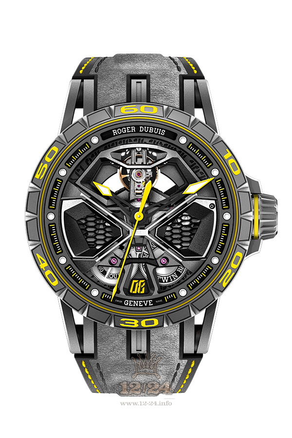 Roger Dubuis Excalibur Watch RDDBEX0792 45 mm Titanium Case Black Dial