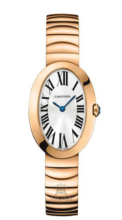 Cartier Baignoire Watch W8000005 32 mm Pink gold Case Silver Dial