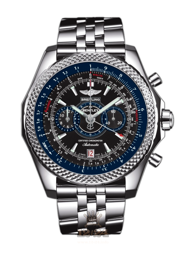 Breitling Breitling for Bentley Watch A2636416/BB66/990A 49 mm Stainless steel Case Black Dark blue Dial