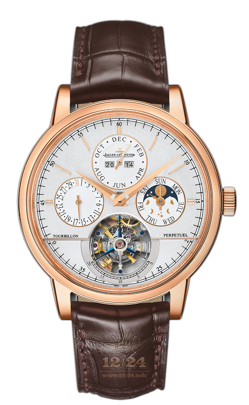 Jaeger-LeCoultre Master Watch Q5042520 42 mm Pink gold Case White Silver Dial