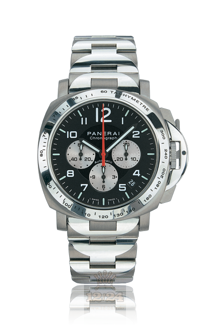 Panerai 2002 Watch PAM00108 40 mm Stainless steel Titanium Case Black Dial