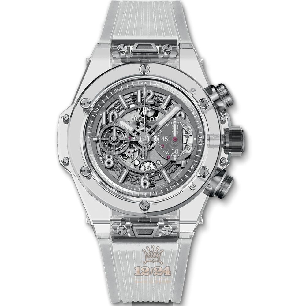 Hublot Big Bang Watch 411.JX.4802.RT 45 mm Sapphire Case Silver Dial