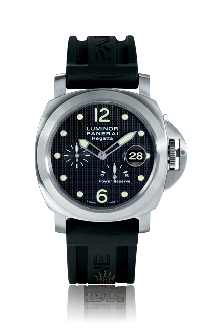 Panerai 2005 Watch PAM00222 44 mm Stainless steel Case Black Dial