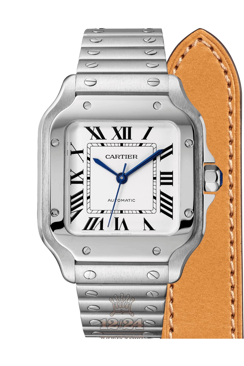 Cartier Santos de Cartier Watch WSSA0010 35 mm Stainless steel Case Silver Dial