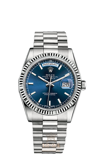 Rolex Day-Date Watch 118239-0287 36 mm White gold Case Dark blue Dial