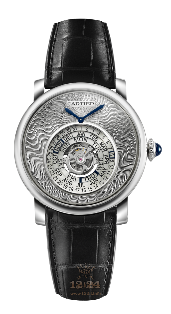 Cartier Rotonde de Cartier Watch CRWHRO0020 45 mm Platinum Case Gray Dial