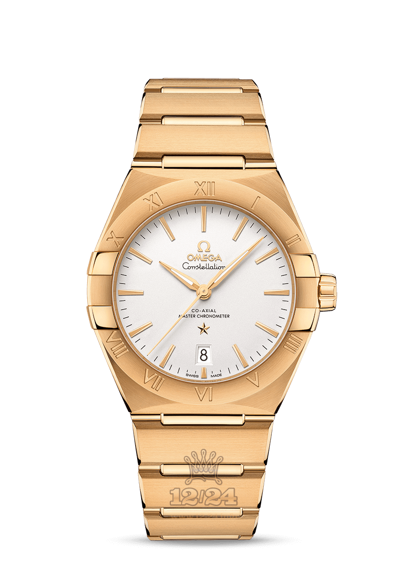 Omega Constellation Watch 131.50.39.20.02.002 39 mm Yellow gold Case White Dial