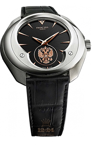 Franc Vila Neo Alta Watch 19N.SS.002.RU 49 mm Stainless steel Case Black Dial