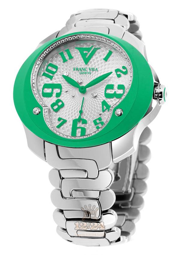Franc Vila Tribute In Colors Watch 80Q.SS.NEO.3405C 41 mm Stainless steel Case Silver Dial