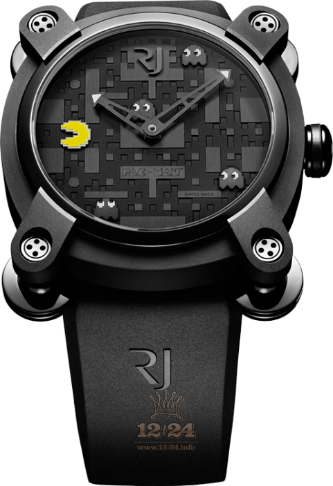 Romain Jerome Collaborations Watch RJ.M.AU.IN.009.01 46 mm Stainless steel PVD coating Case Black Dial
