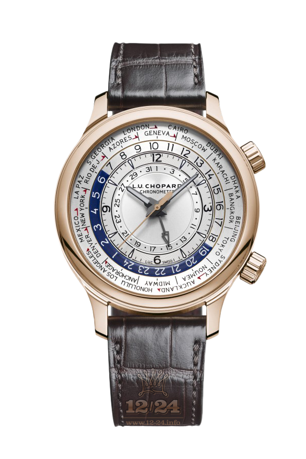 Chopard L.U.C Watch 161942-5001 42 mm Pink gold Case White Dial
