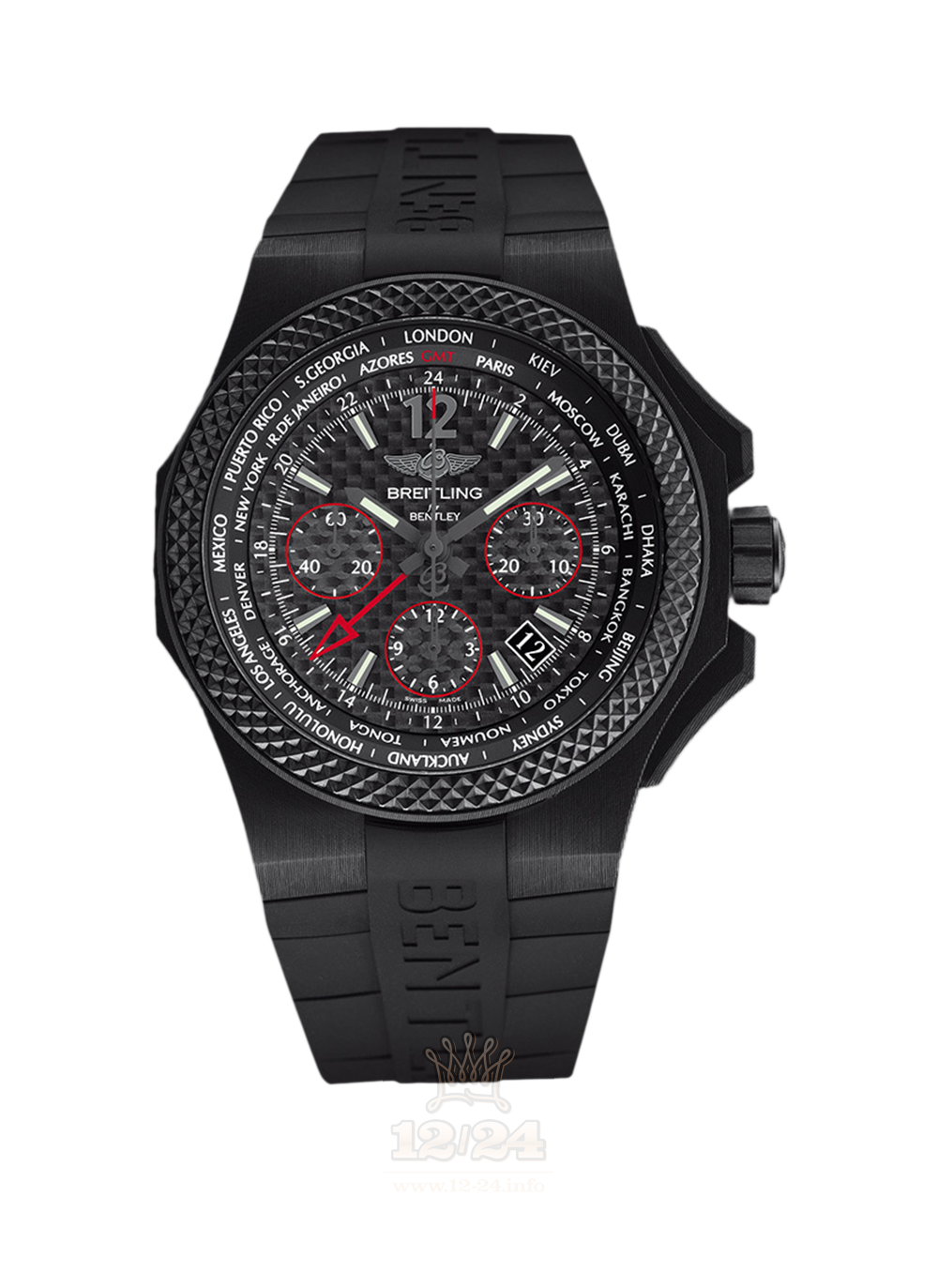 Breitling Breitling for Bentley Watch NB0434E5/BE94/232S/X20DSA.4 45 mm Carbon Case Black Dial