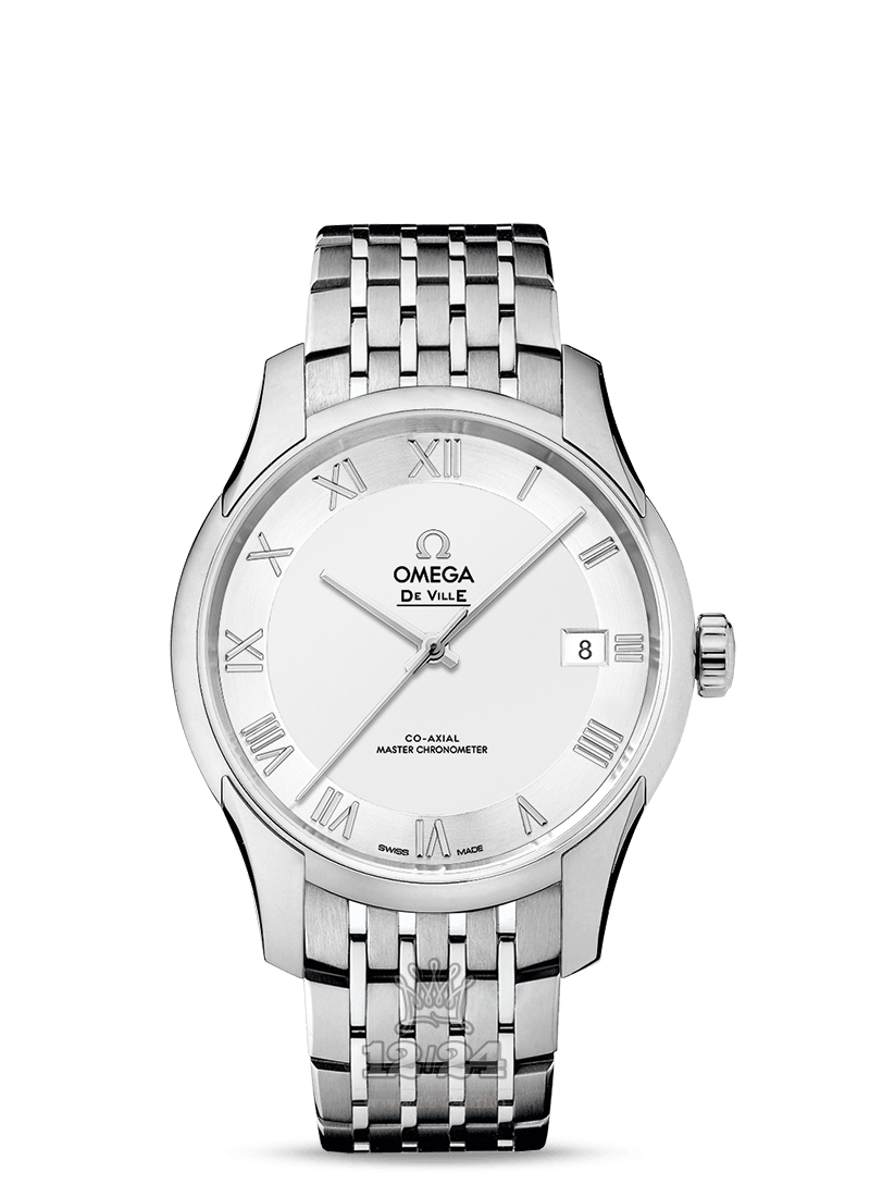 Omega Hour Vision Watch 433.10.41.21.02.001 41 mm Stainless steel Case Silver Dial