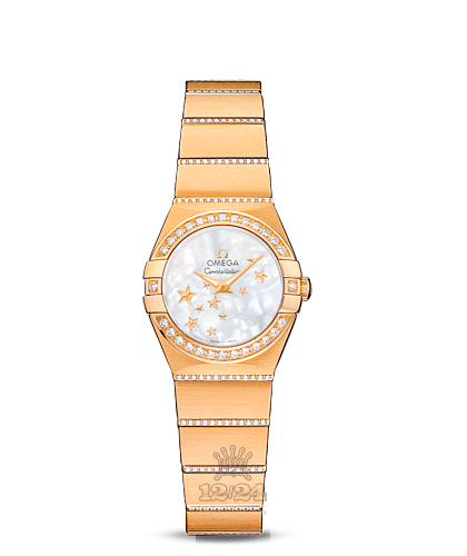 Omega Constellation Watch 123.55.24.60.05.002 24 mm Yellow gold Case White Dial