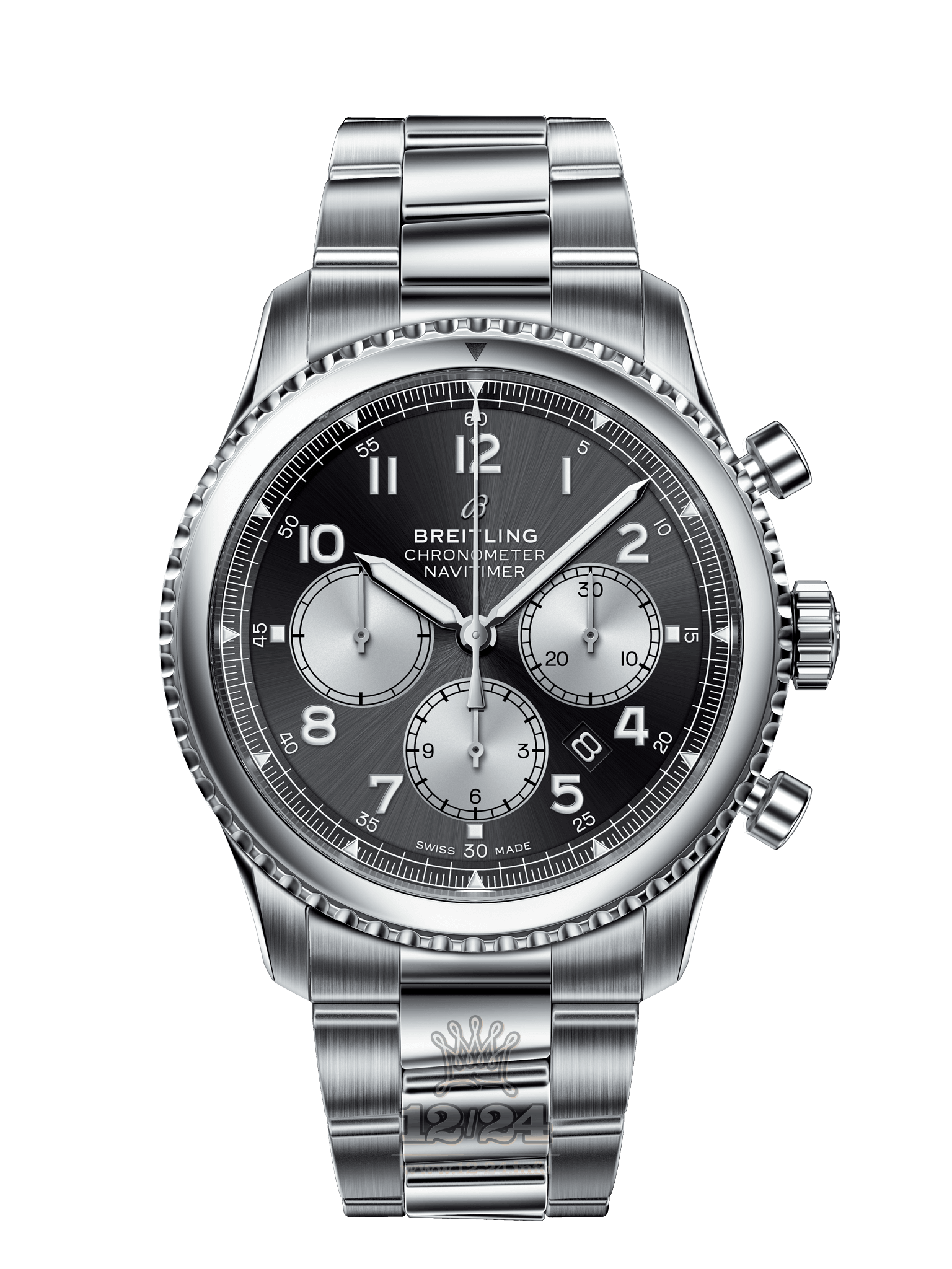 Breitling Navitimer Watch AB0117131B1A1 43 mm Stainless steel Case Black Dial
