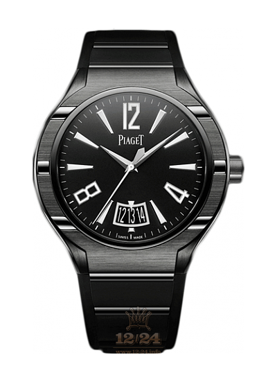 Piaget Piaget Polo Watch G0A37003 45 mm Stainless steel Titanium Case Black Dial