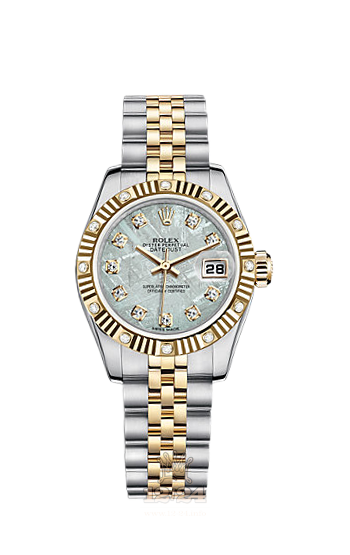 Rolex Lady-Datejust Watch 179313-0051 26 mm Steel / Yellow gold Case Gray Dial