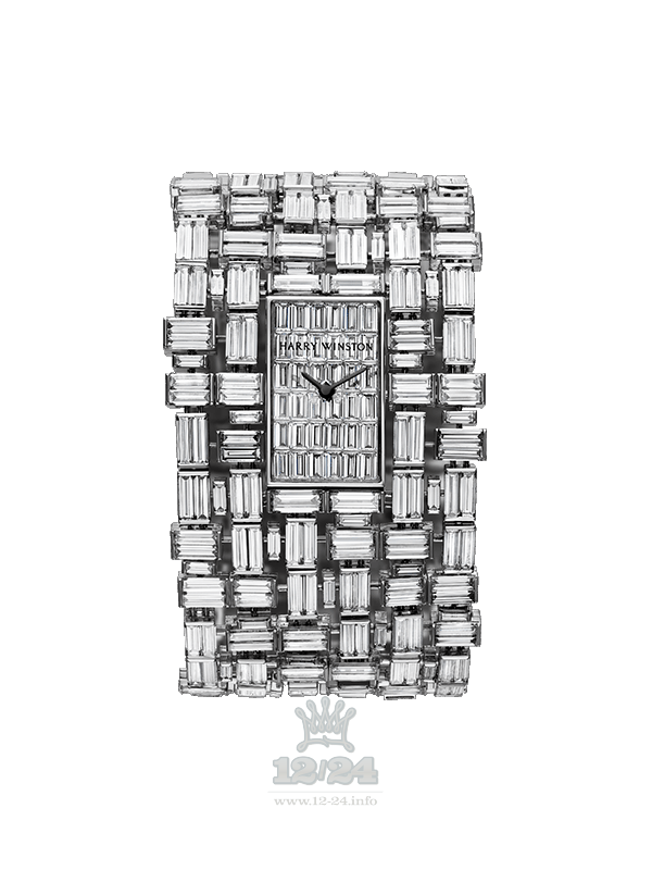 Harry Winston High Jewelry Timepieces Watch HJTQHM15PP001 25 mm Platinum Case Silver Dial