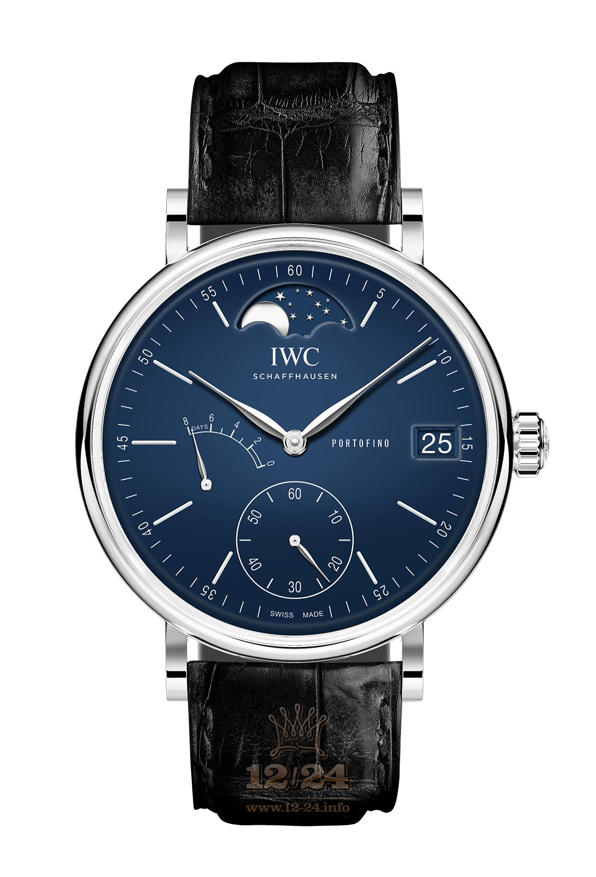 IWC Portofino Watch IW516405 45 mm Stainless steel Case Dark blue Dial