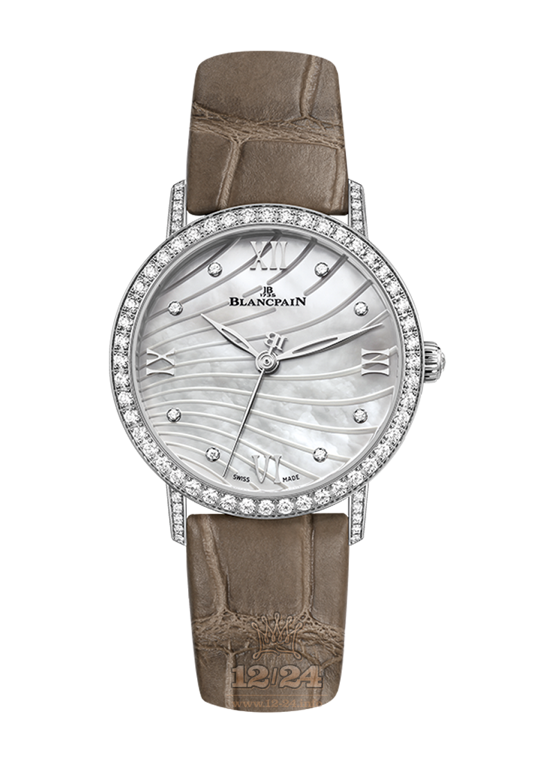 Blancpain Villeret Watch 6104-4654-55A 29 mm Stainless steel Case Silver Dial