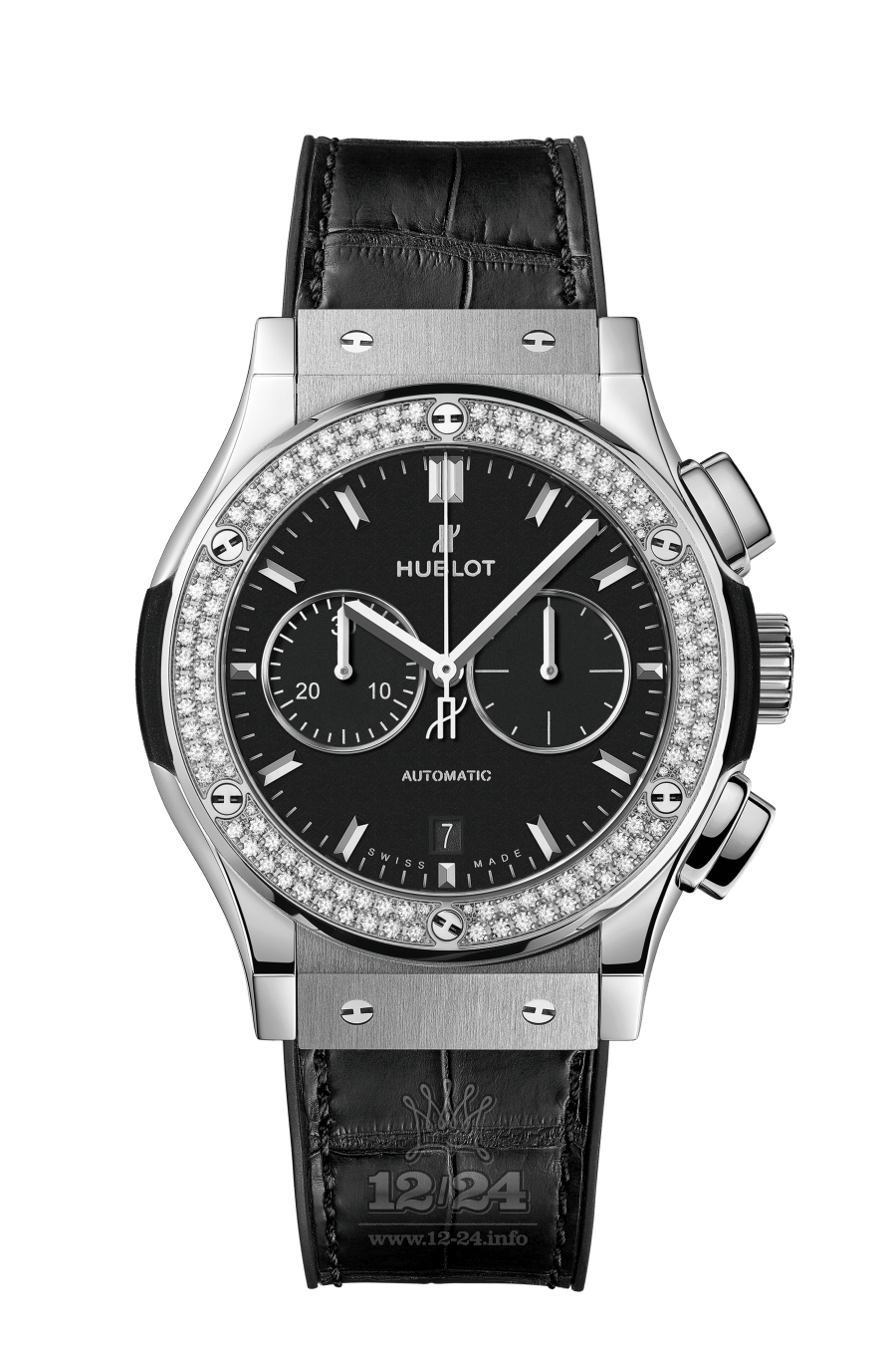 Hublot Classic Fusion Watch 541.NX.1171.LR.1104 42 mm Titanium Case Black Dial