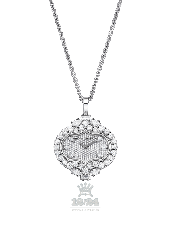 Harry Winston High Jewelry Timepieces Watch HJTQHM25WW002 25 mm White gold Case Silver Dial