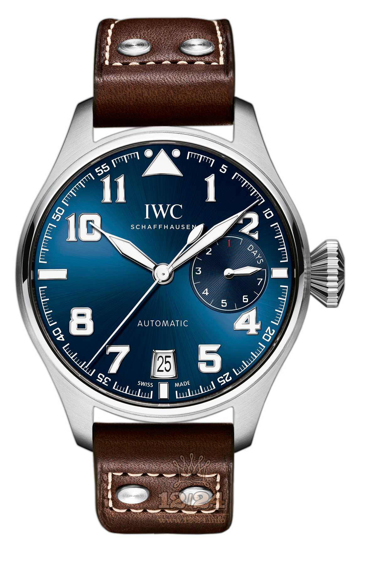 IWC Pilot s Watches Watch IW500908 46 mm Stainless steel Case Dark blue Dial