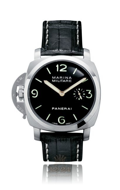 Panerai 2005 Watch PAM00217 47 mm Stainless steel Case Black Dial