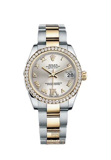 Rolex Datejust Watch 178383-0019 31 mm Steel / Yellow gold Case Silver Dial