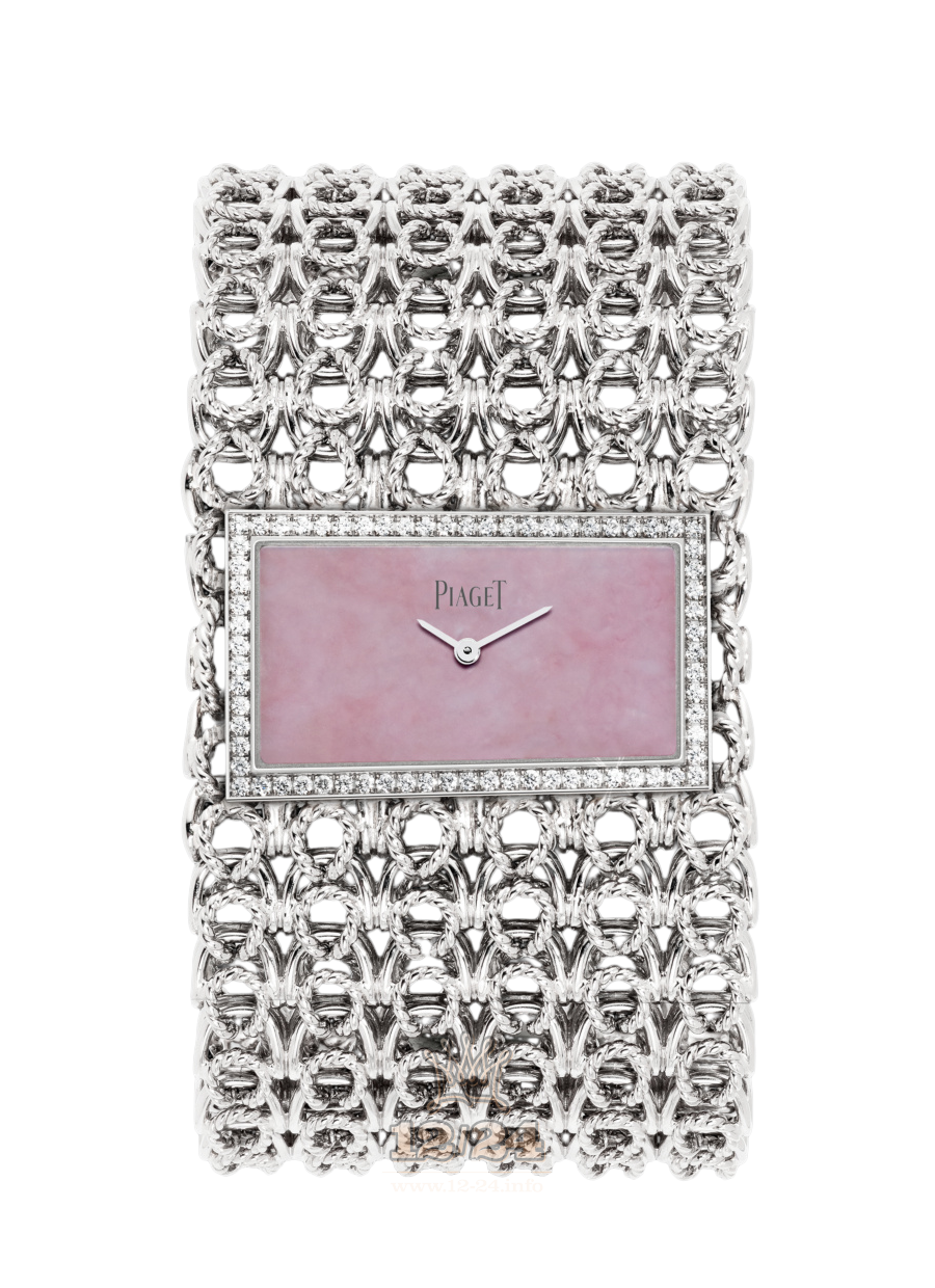 Piaget Limelight Watch G0A38216 32 mm White gold Case Pink Dial