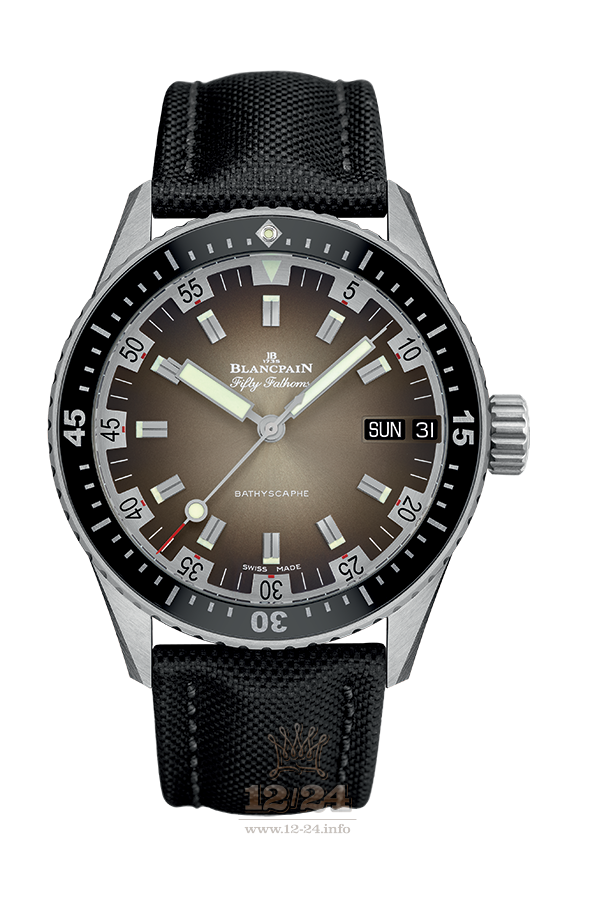 Blancpain Fifty Fathoms Watch 5052-1110-B52A 43 mm Stainless steel Ceramics Case Gray Dial