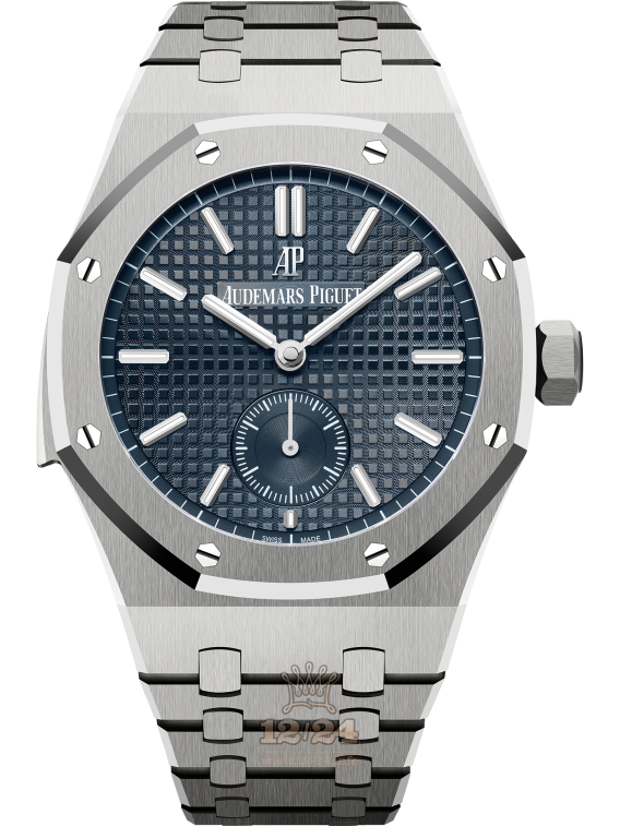 Audemars Piguet Royal Oak Watch 26591TI.OO.1252TI.01 42 mm Titanium Case Dark blue Dial