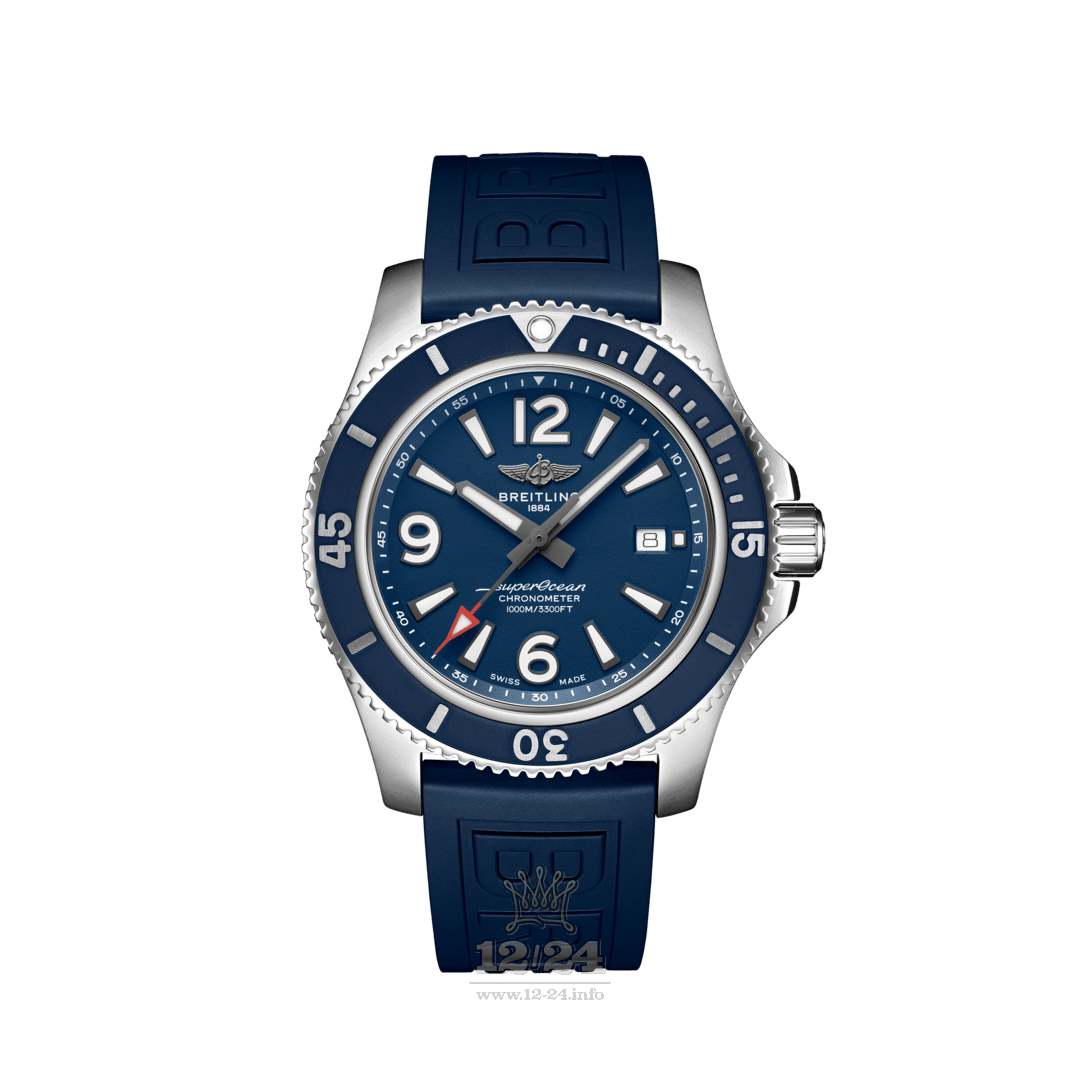Breitling Superocean Watch A17367D81C1S1 44 mm Stainless steel Case Dark blue Dial