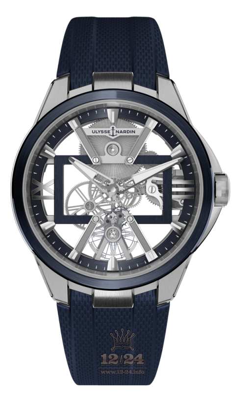 Ulysse Nardin Executive Watch 3713-260-3 / 03 42 mm Titanium PVD coating Case