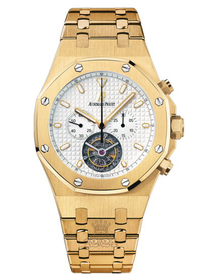 Audemars Piguet Royal Oak Watch 25977BA.OO.1205BA.02 44 mm Yellow gold Case White Dial