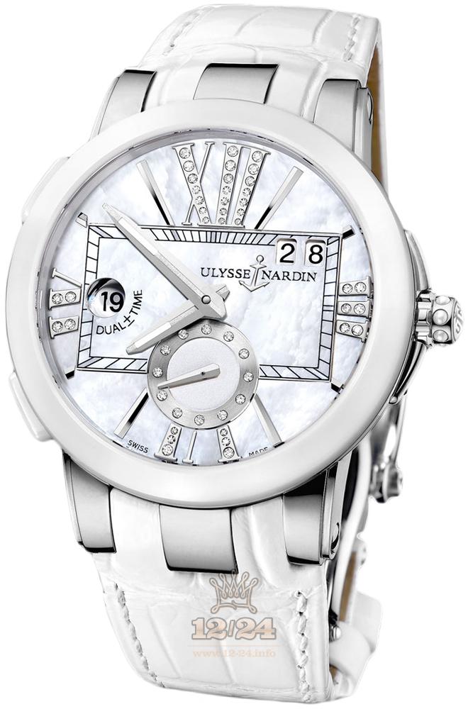 Ulysse Nardin Executive Watch 243-10/391 40 mm Stainless steel Case White Dial