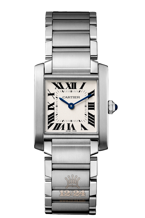 Cartier Tank Watch WSTA0005 30 mm Stainless steel Case Silver Dial