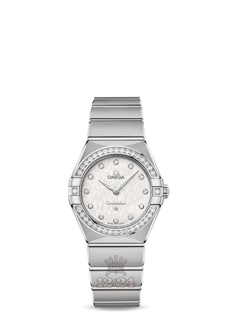Omega Constellation Watch 131.15.28.60.52.001 28 mm Stainless steel Case Silver Dial