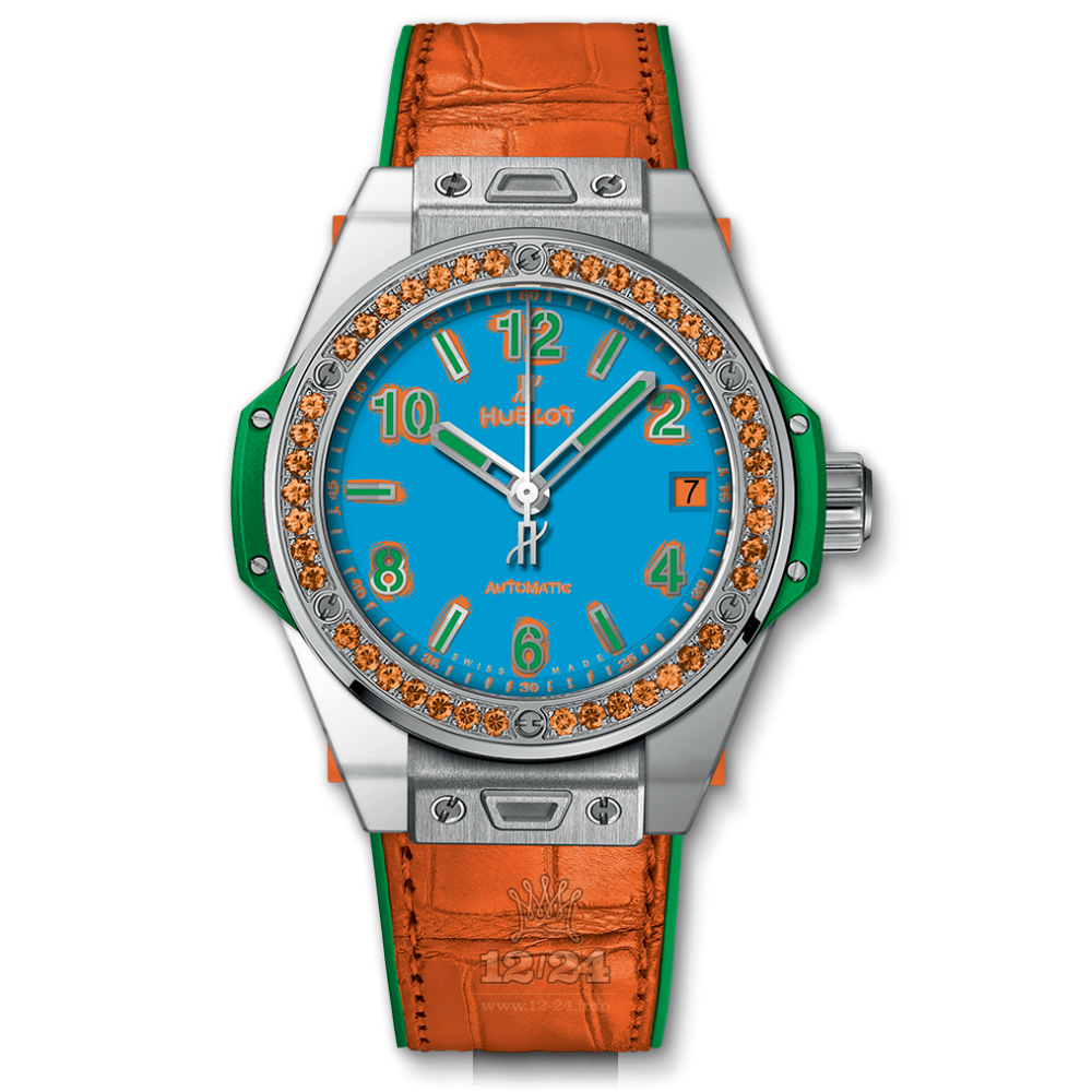 Hublot Big Bang Watch 465.SO.5179.LR.1206.POP16 39 mm Stainless steel Case Blue Dial