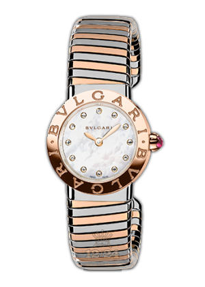 Bvlgari Bvlgari Bvlgari Watch 102147 BBL262TWSPG/12.M 26 mm Steel / Pink gold Case White Dial