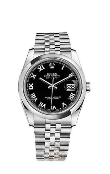Rolex Datejust Watch 116200-0094 36 mm Stainless steel Case Black Dial